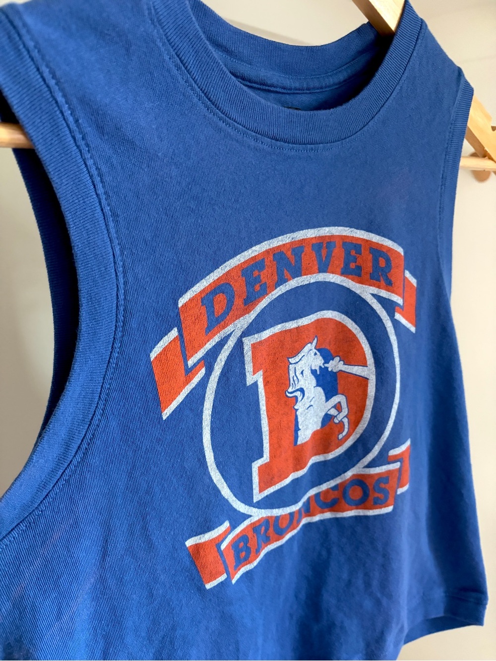 Junk Food Clothing | Women’s | Denver Broncos Muscle Tee Tank | M